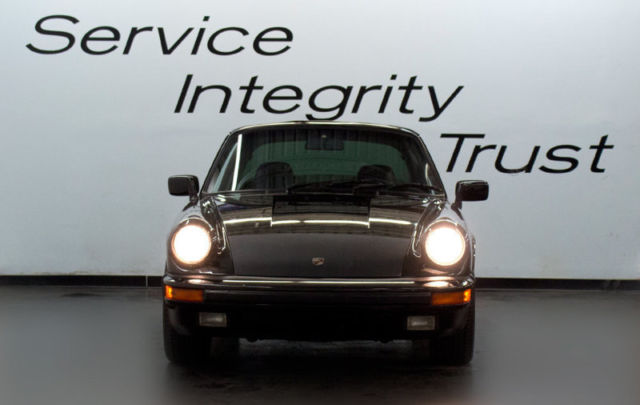 1984 BLACK METALLIC Porsche 911 Convertible