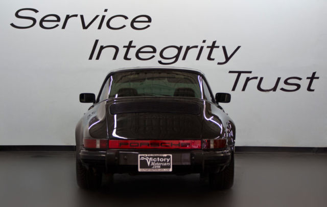 1984 BLACK METALLIC Porsche 911 Convertible
