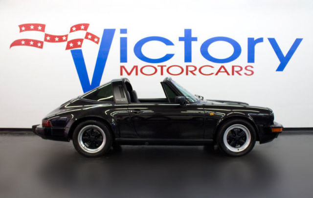 1984 BLACK METALLIC Porsche 911 Convertible