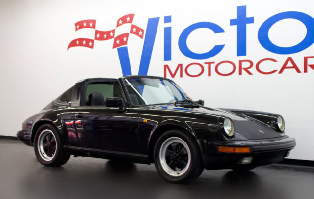 1984 BLACK METALLIC Porsche 911 Convertible