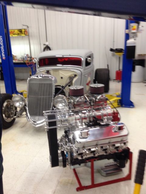 1933 Matte Gray Ford Coupe