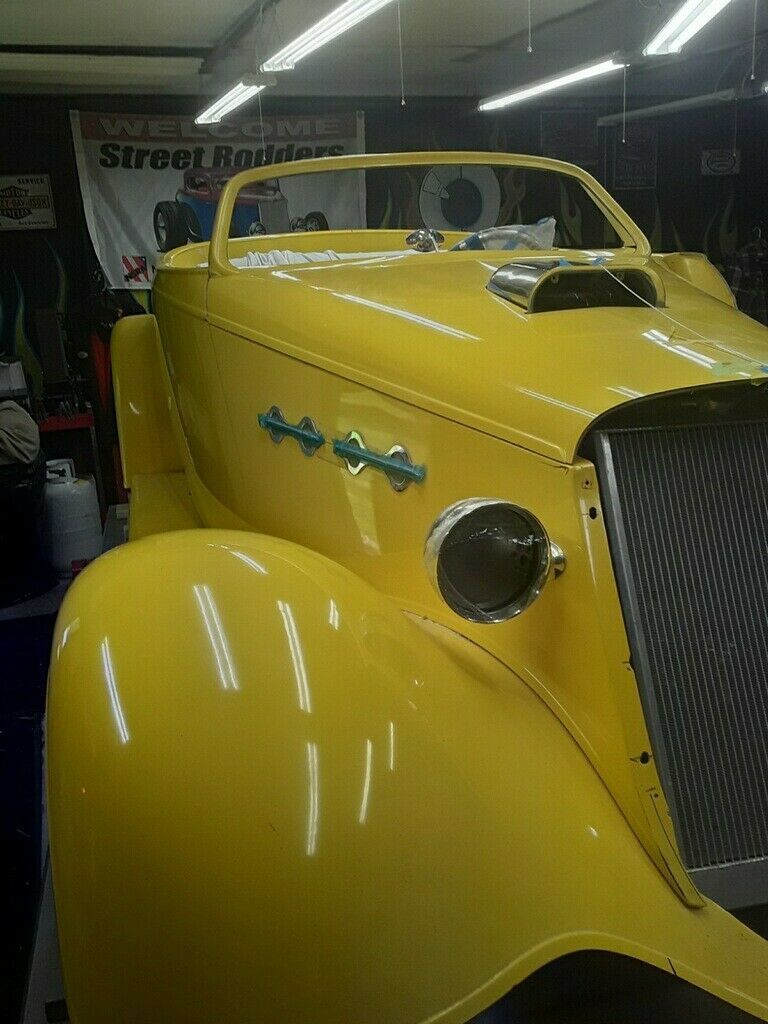 1933 Yellow Ford ford coupes Convertible