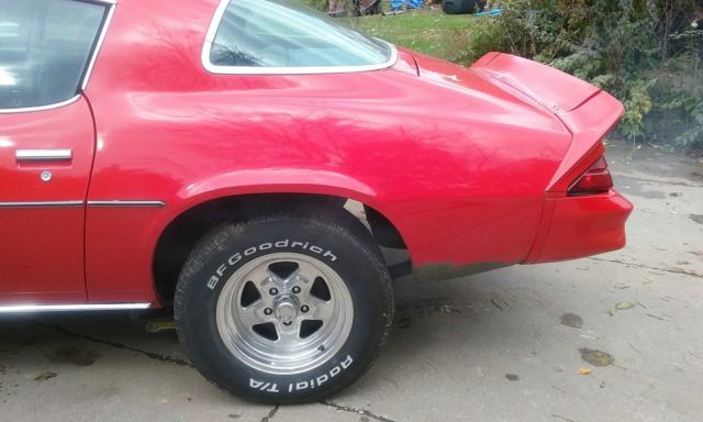 1978 Red Chevrolet Camaro Coupe