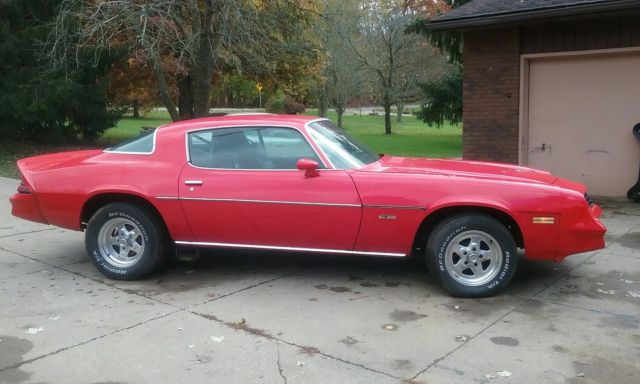 1978 Red Chevrolet Camaro Coupe