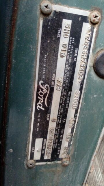 1956 Green Ford Other