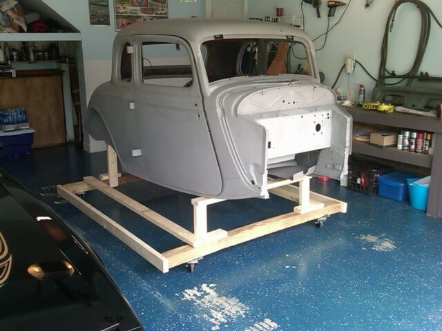 1934 Primer Ford 5 Window Coupe Coupe