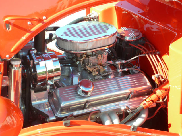 1934 Viper Red Ford 5 Window Coupe - All Steel