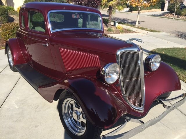 1934 Burgundy Ford Other Coupe