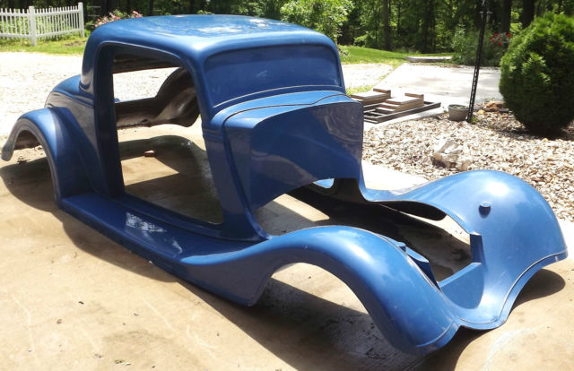 1934 Blue Ford 34 Ford Coupe coupe