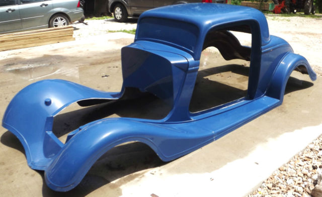 1934 Blue Ford 34 Ford Coupe coupe