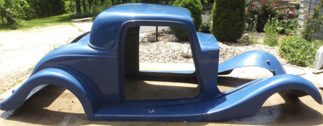 1934 Blue Ford 34 Ford Coupe coupe