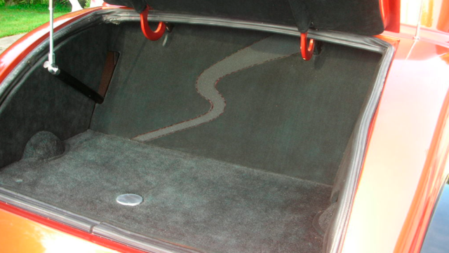 1934 Mango Tango/Black Ford 3-Window Coupe Coupe