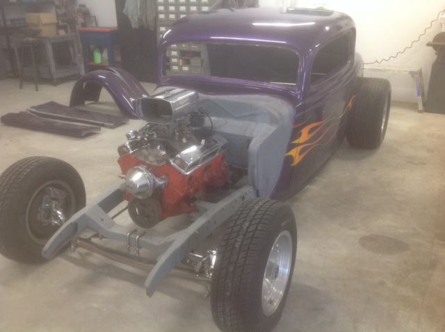 1934 Purple Ford Other 2 door glass