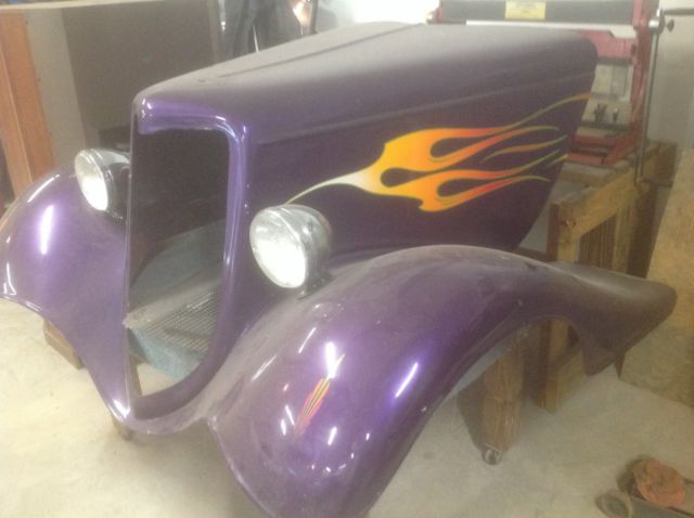 1934 Purple Ford Other 2 door glass