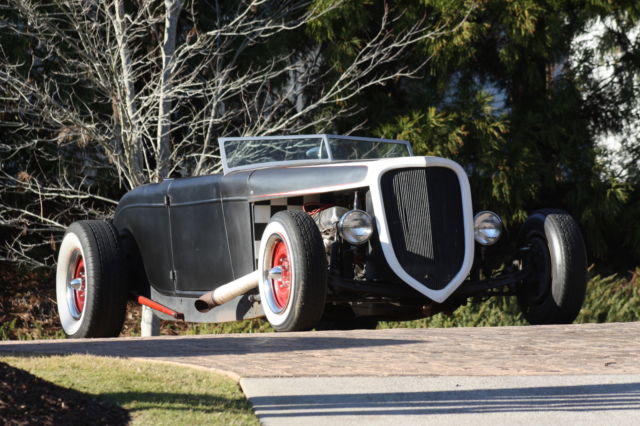 1934 Flat Black Ford 34 Ford Rat Rod Coupe