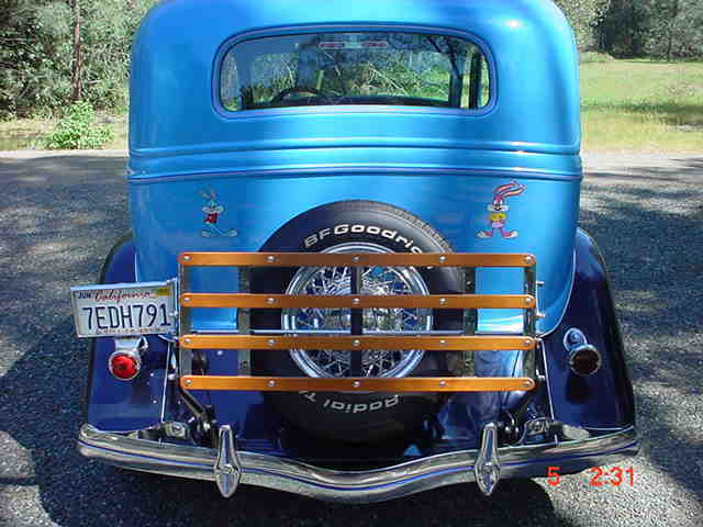 1934 Blue Ford 4 dr.  sedan 4 door sedan