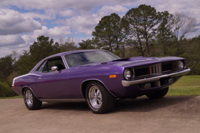 1974 Purple Plymouth Barracuda