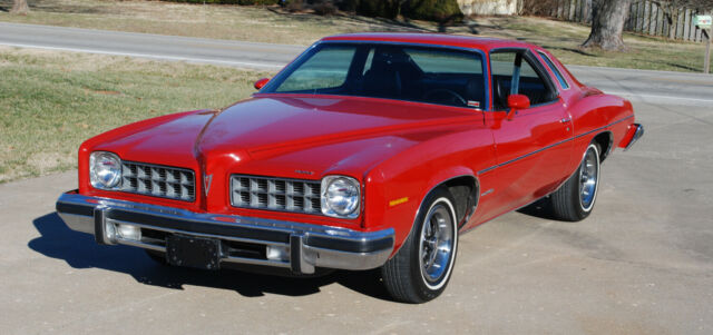 1975 Red Pontiac Le Mans Coupe