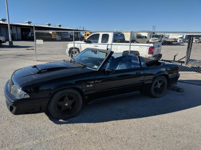 1993 Black Ford Mustang Convertible
