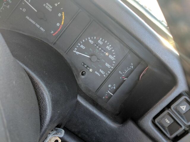 1993 Black Ford Mustang Convertible