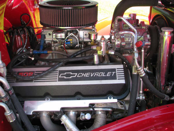 1934 Red Chevrolet Chevy Coupe