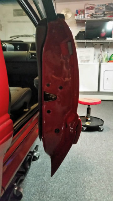 1989 Red Ford Mustang Hatchback