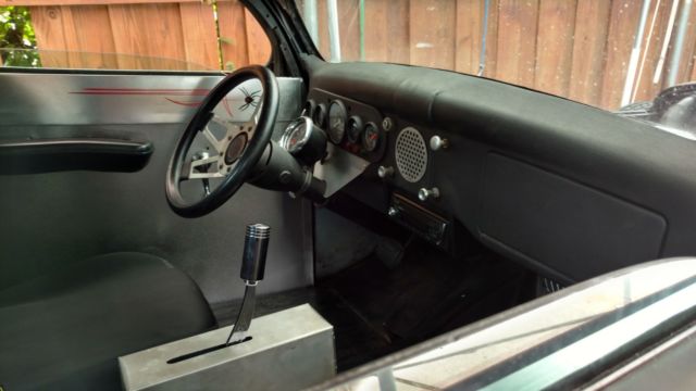 1935 Flat Black Ford Coupe 5 Window Coupe