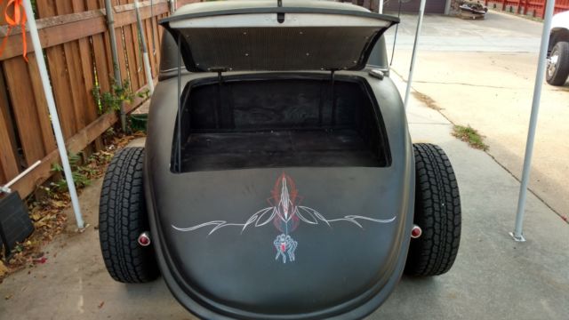 1935 Flat Black Ford Coupe 5 Window Coupe