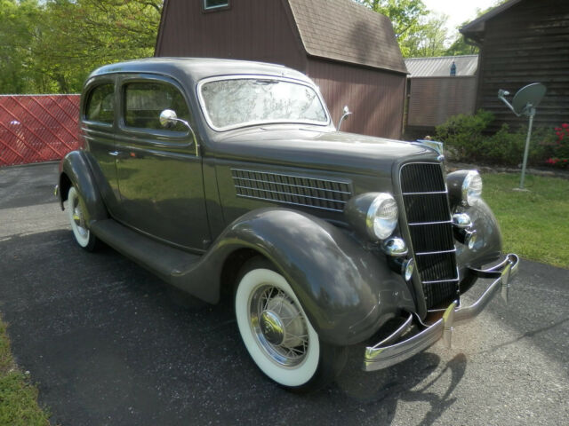 1935 Gray Ford SLANT BACK SEDAN Sedan