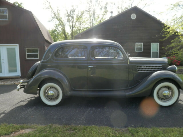 1935 Gray Ford SLANT BACK SEDAN Sedan