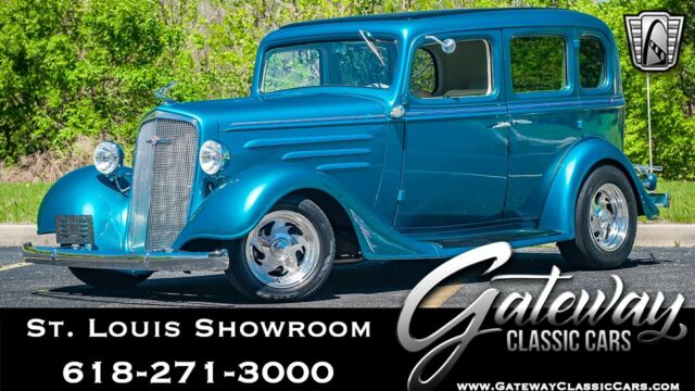 1935 Teal Chevrolet Standard Coupe