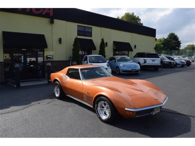 1972 Orange Chevrolet Corvette --