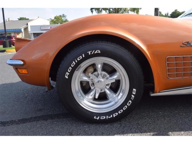 1972 Orange Chevrolet Corvette --