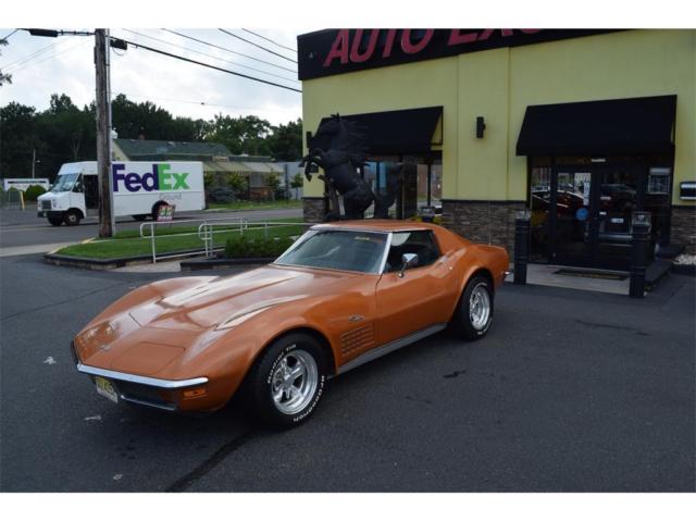 1972 Orange Chevrolet Corvette --