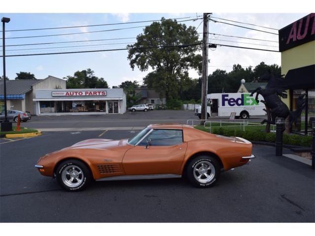 1972 Orange Chevrolet Corvette --