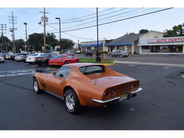 1972 Orange Chevrolet Corvette --