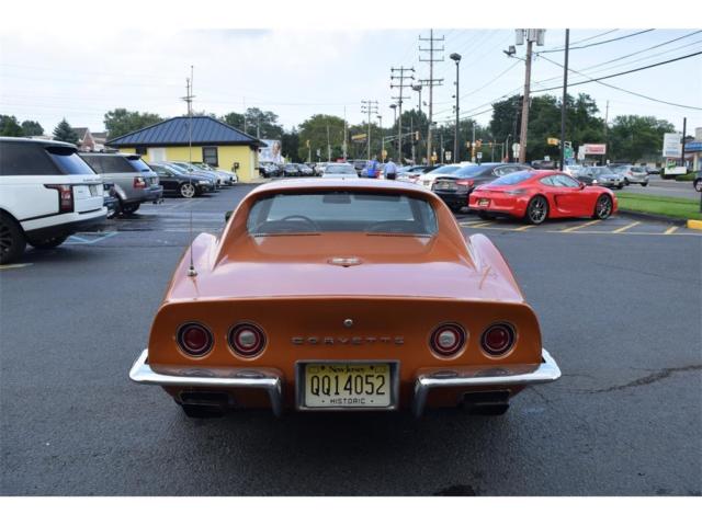 1972 Orange Chevrolet Corvette --