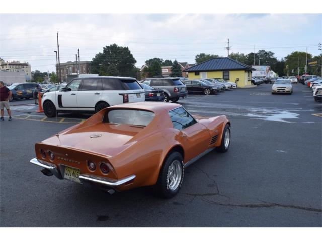 1972 Orange Chevrolet Corvette --