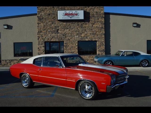 1970 Red Chevrolet Malibu Sedan