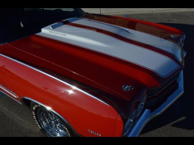 1970 Red Chevrolet Malibu Sedan