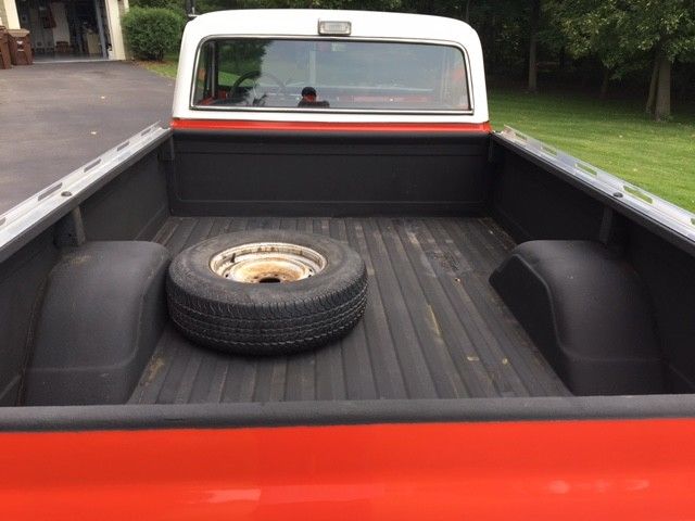 1972 Red/White Chevrolet C-10 Standard Cab Pickup