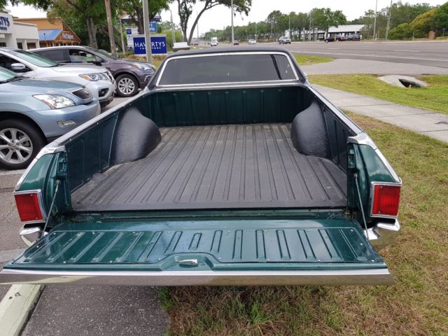 1972 Green Chevrolet El Camino Coupe