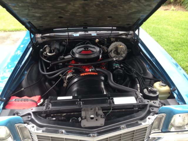 1972 Blue Chevrolet Monte Carlo Coupe