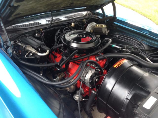 1972 Blue Chevrolet Monte Carlo Coupe