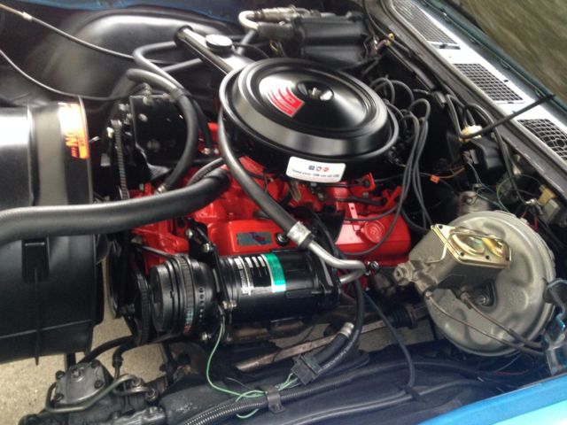 1972 Blue Chevrolet Monte Carlo Coupe
