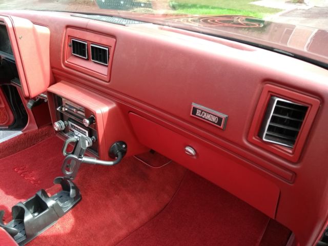 1979 Black Chevrolet El Camino Standard Cab Pickup