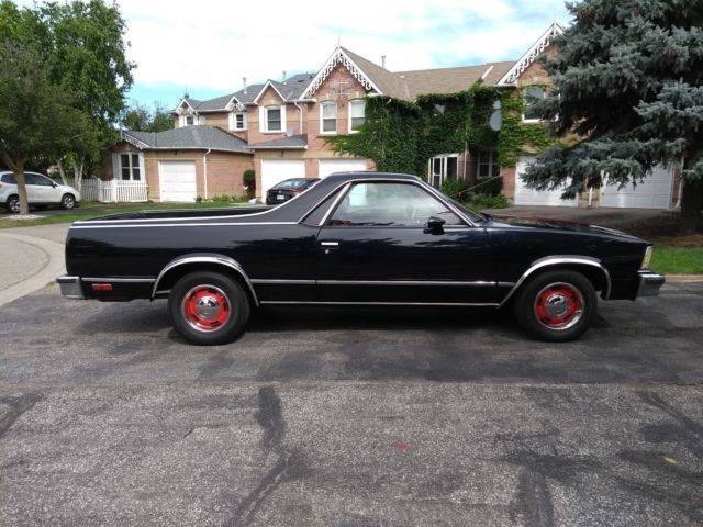 1979 Black Chevrolet El Camino Standard Cab Pickup