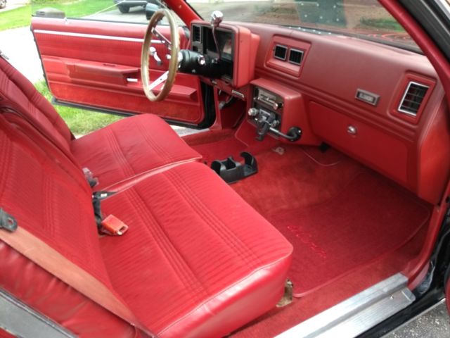 1979 Black Chevrolet El Camino Standard Cab Pickup