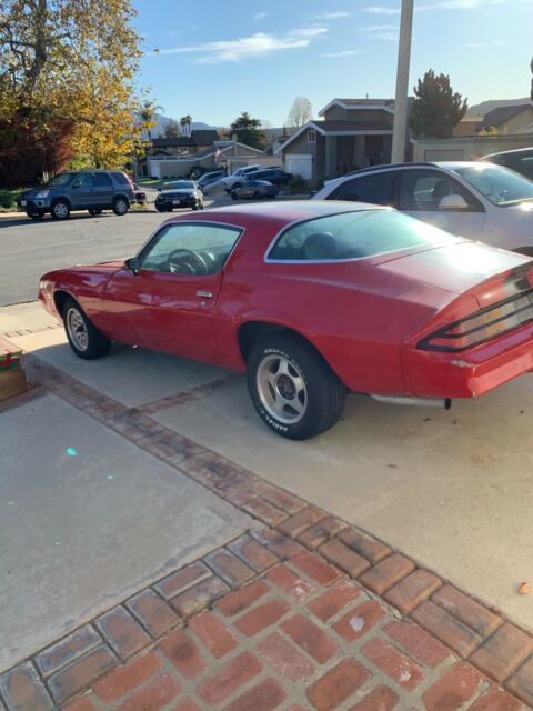 1978 Red Chevrolet Camaro Coupe