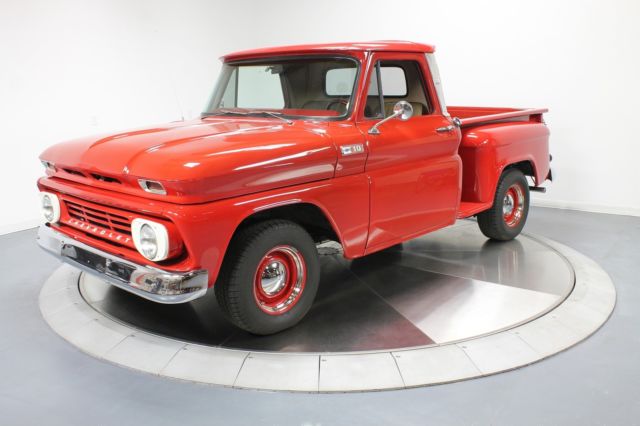 1965 Red Chevrolet C-10 Pickup Truck